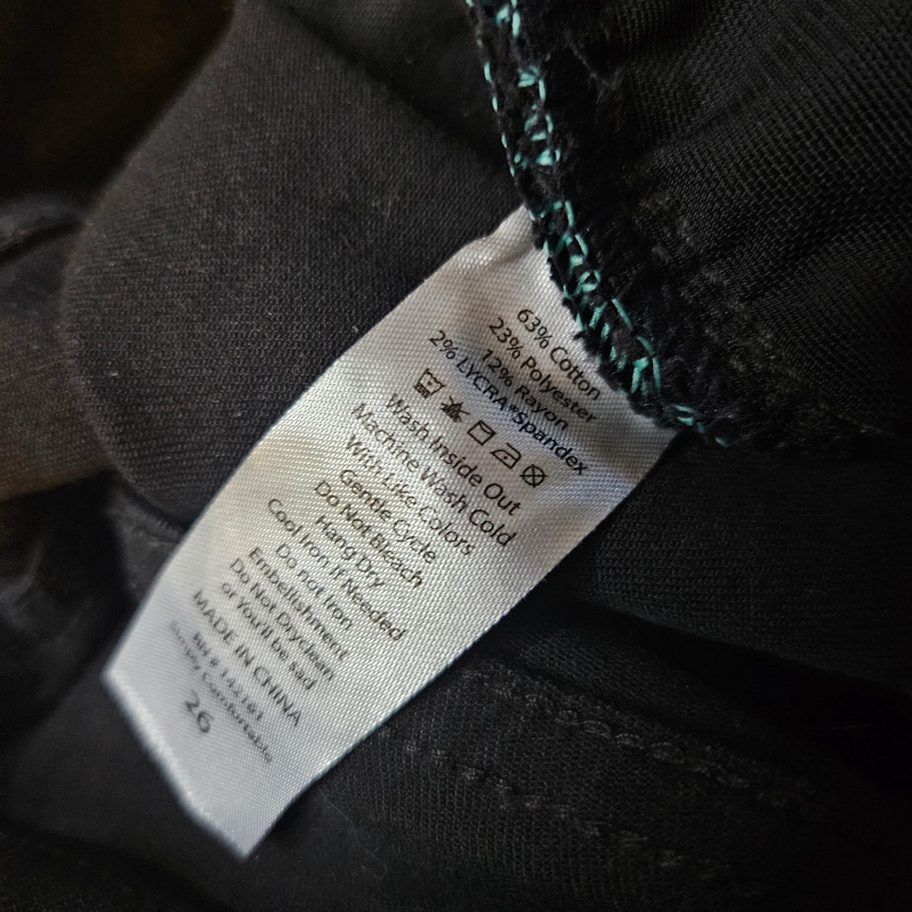 Lularoe Size 26 Black High Waisted Skinny Jeans - Picture 6 of 7